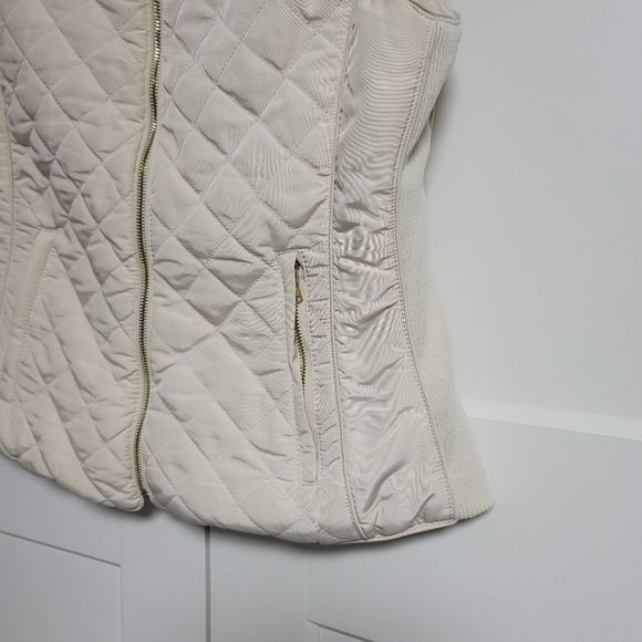 Zara women quilted puffer vest large - Picture 5 of 13